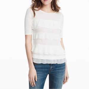 3/$25 WHBM NWT Tiered Flounce Top S